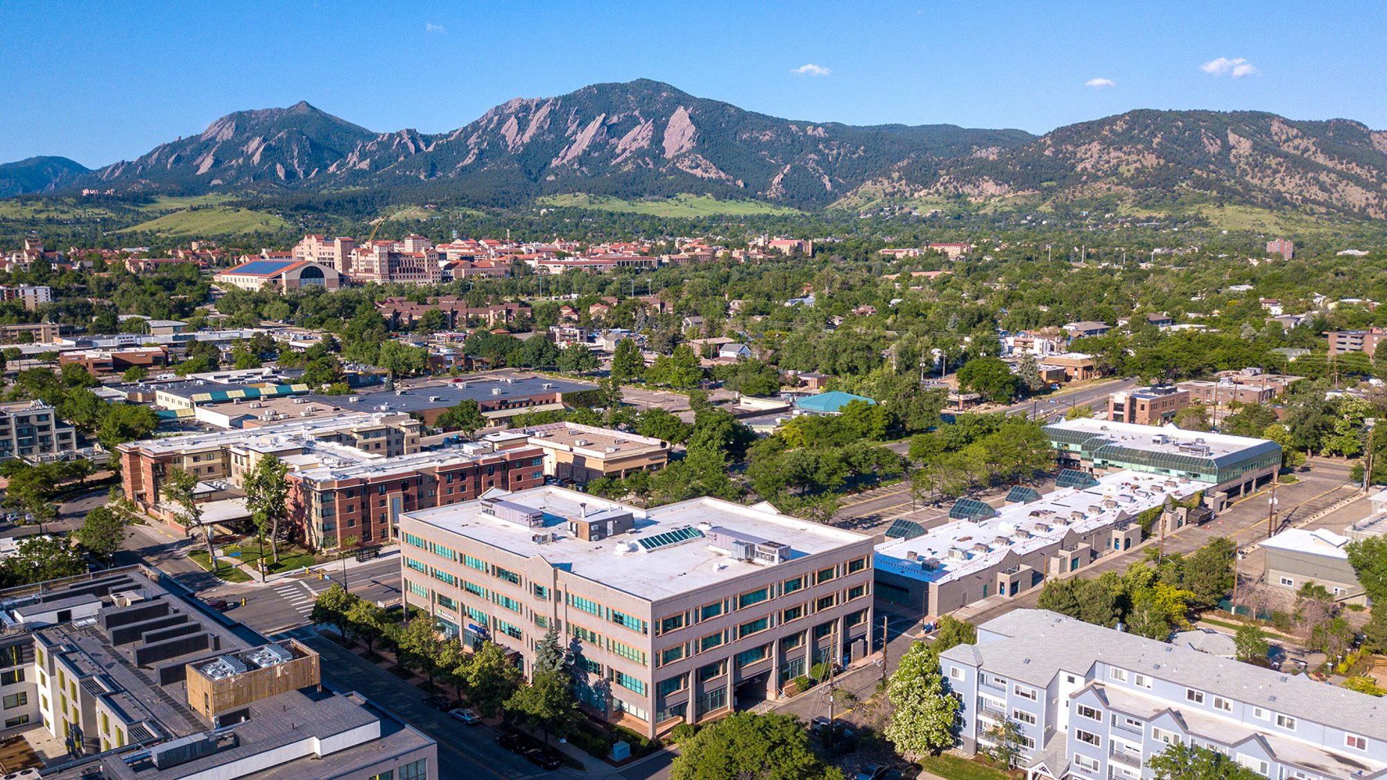 Tenant finishing for commercial business spaces involves customizing interior spaces to meet the specific needs of a tenant, including layout modifications, electrical and plumbing work, interior design, and fixture installations. At A&B Builders, we specialize in delivering high-quality tenant finishes that align with both functional requirements and aesthetic goals. We recently completed a tenant finish project for WaterStreet Plaza in Boulder, Colorado, where we transformed the interior space to meet the unique specifications of the client, ensuring a polished, professional environment ready for business operations.